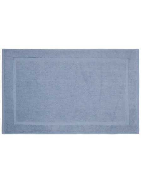 Tapete de banho felpo de algodão Estela Azul