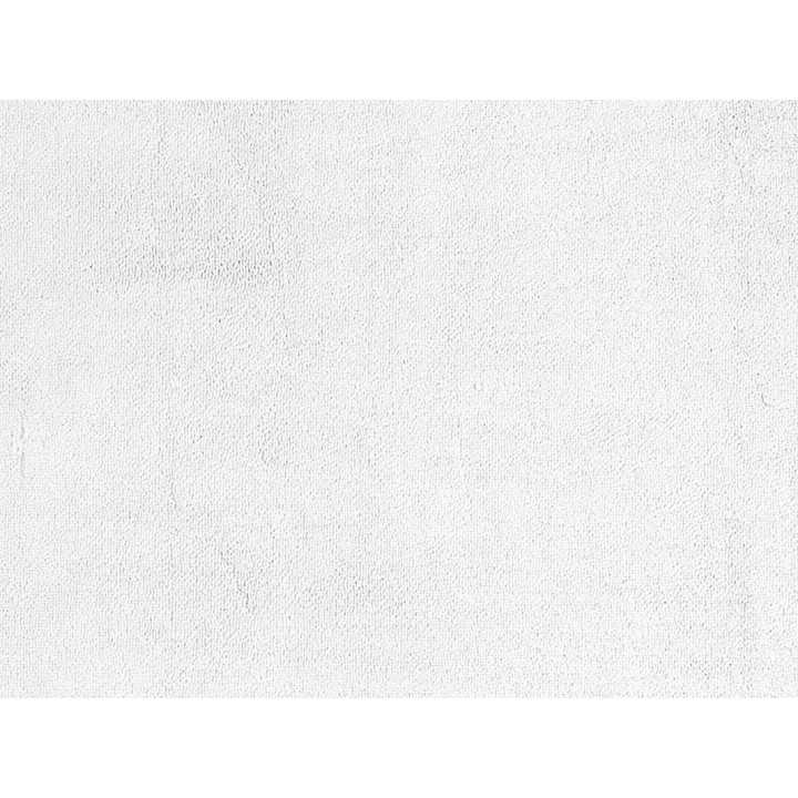Tapete de banho felpo de algodão Estela Branco