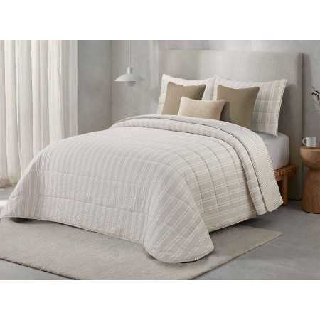 Edredón Reversible Nila Beige | Revitex