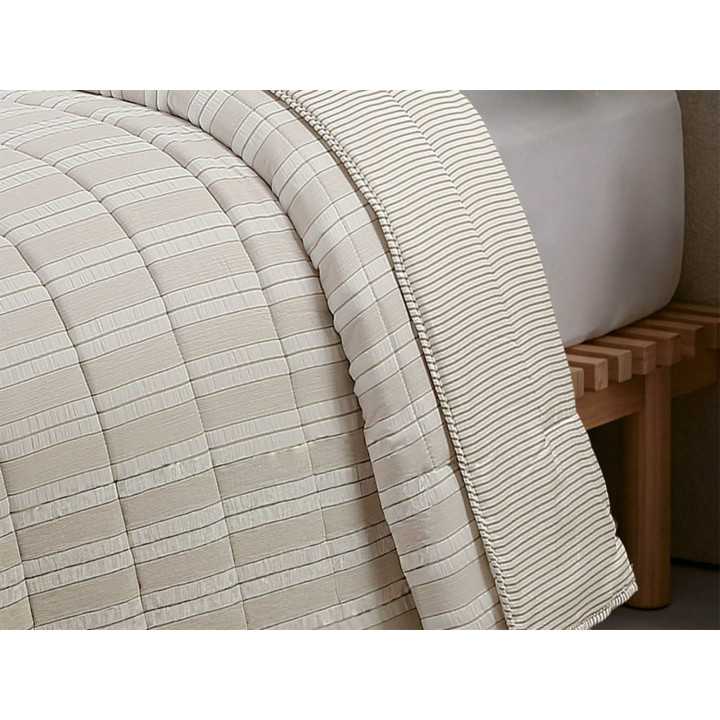 Edredón Reversible Nila Beige | Revitex