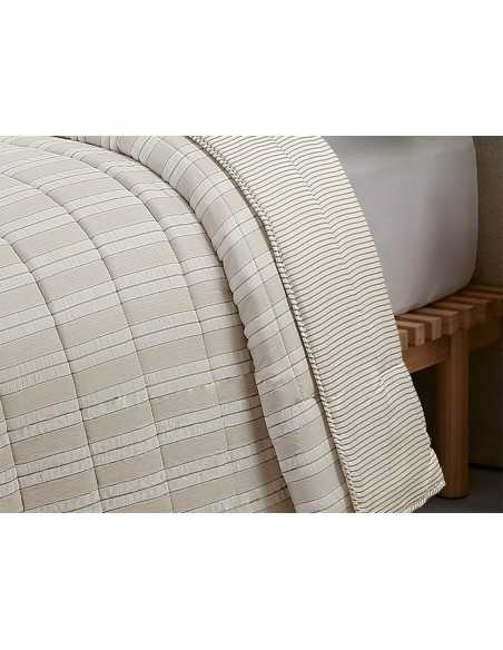 Edredón Reversible Nila Beige | Revitex