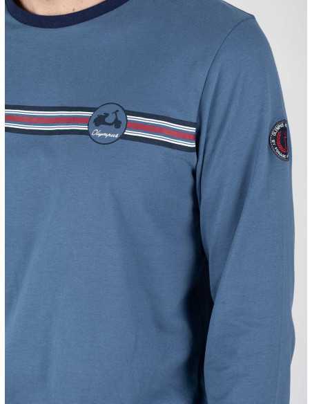 Pijama Hombre Soren Azul de Algodón | Revitex