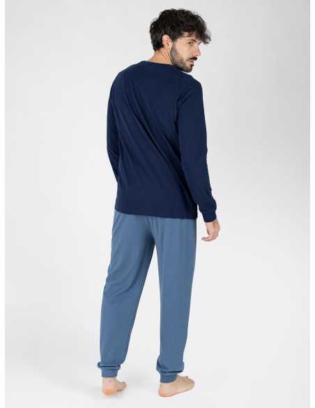 Pijama Homem Mikhail Azul-Marinho | Revitex