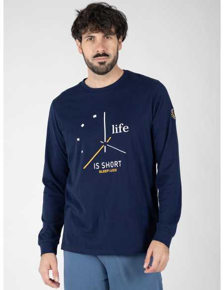 Pijama Homem Mikhail Azul-Marinho | Revitex
