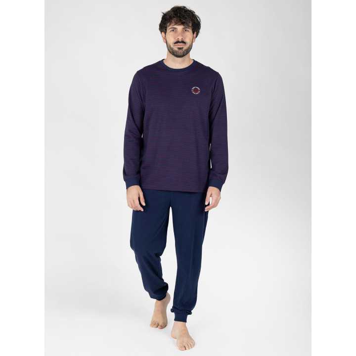 Pijama Homem Frederik Azul-Marinho | Revitex
