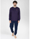 Pijama Hombre Frederik Azul Marino | Revitex