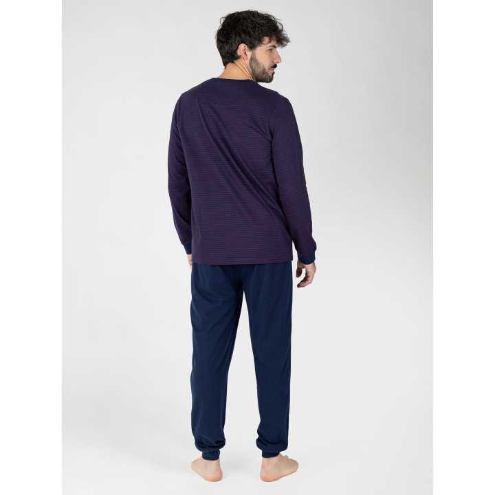 Pijama Homem Frederik Azul-Marinho | Revitex