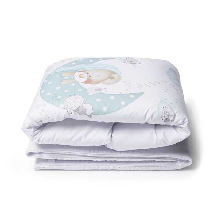 Funda Nórdica con Relleno y Protector Sleeping Azul | Ropa cuna