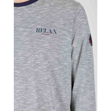 Pijama Hombre Lukas Gris y Azul | Revitex 2
