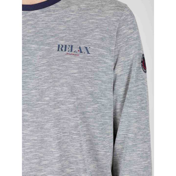 Pijama Homem Lukas Cinzento e Azul | Revitex