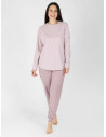 Pijama Mulher Anya Rosa Manga Comprida | Revitex
