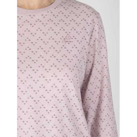 Pijama Mulher Anya Rosa Manga Comprida | Revitex 2