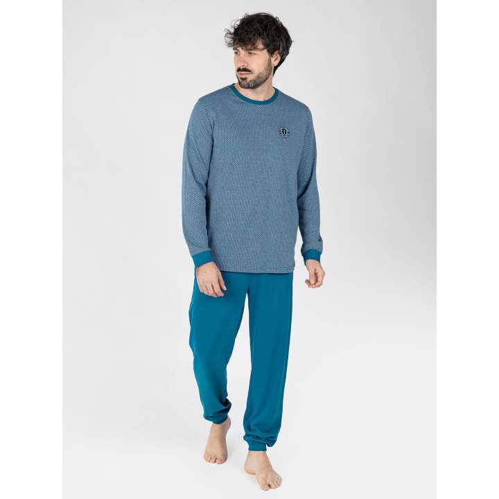 Pijama Hombre Svalbard Azul | Revitex