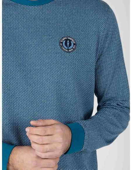 Pijama Hombre Svalbard Azul | Revitex