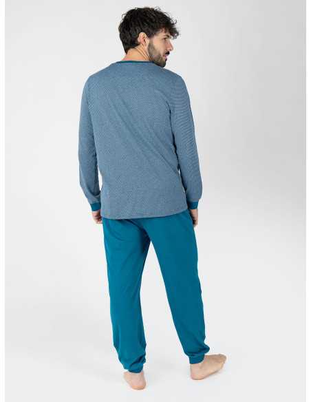 Pijama Hombre Svalbard Azul | Revitex