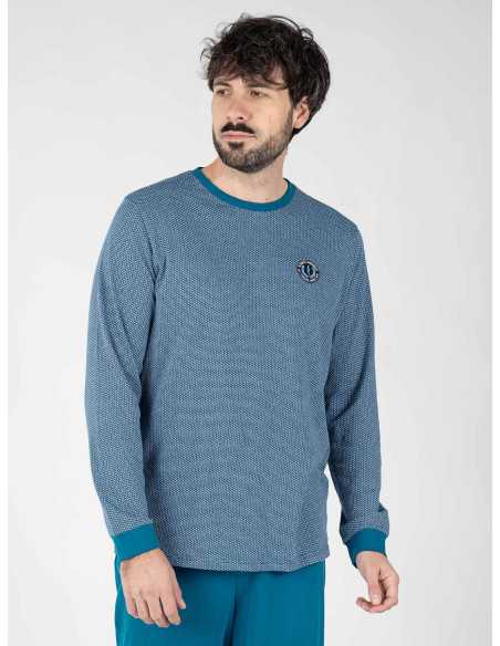 Pijama Hombre Svalbard Azul | Revitex