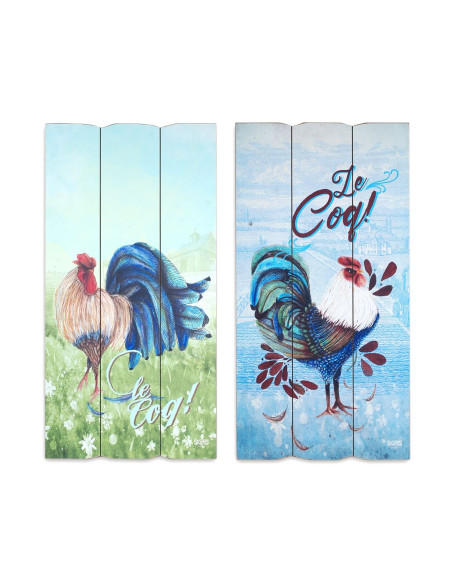 OFERTA *adorno pared rect.gallos