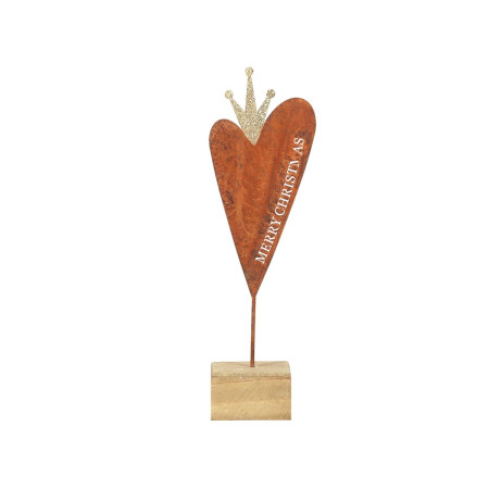 OFERTA *corazon base madera peq.