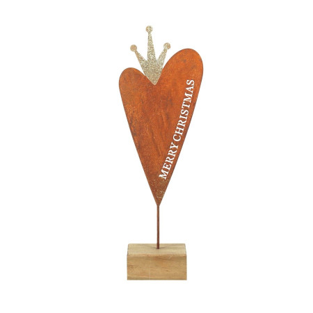 OFERTA *corazon base madera gra.