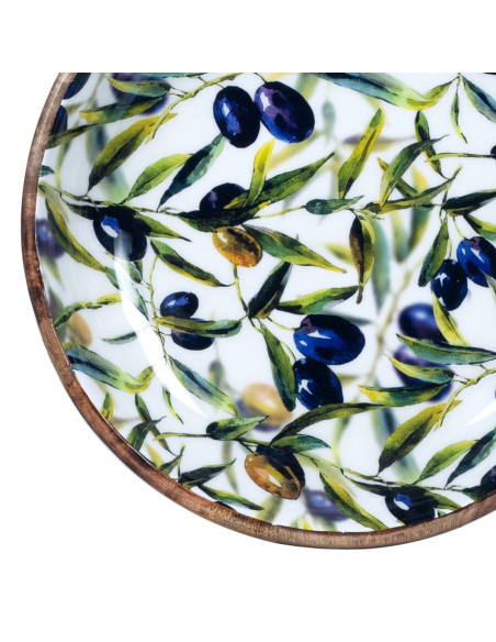 Plato hondo aceitunas gra.