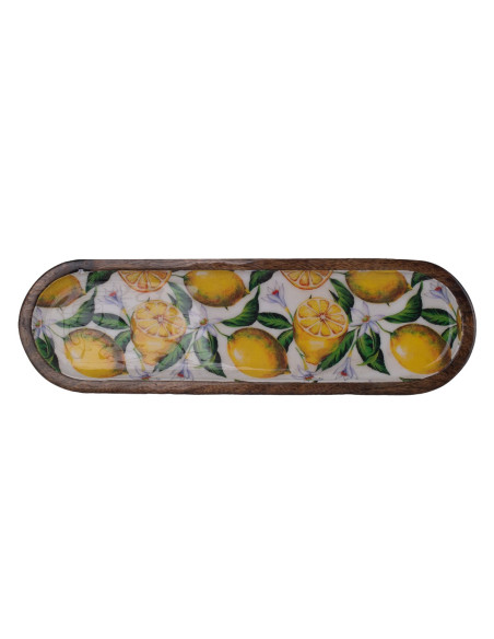 Bandeja oval limones