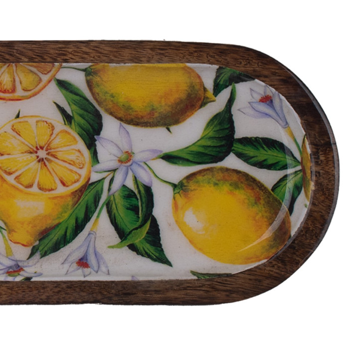 Bandeja oval limones