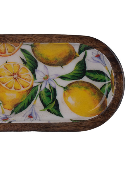 Bandeja oval limones