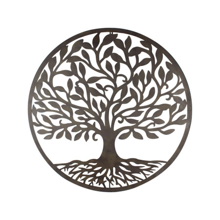 Adorno pared arbol vida 82cm.
