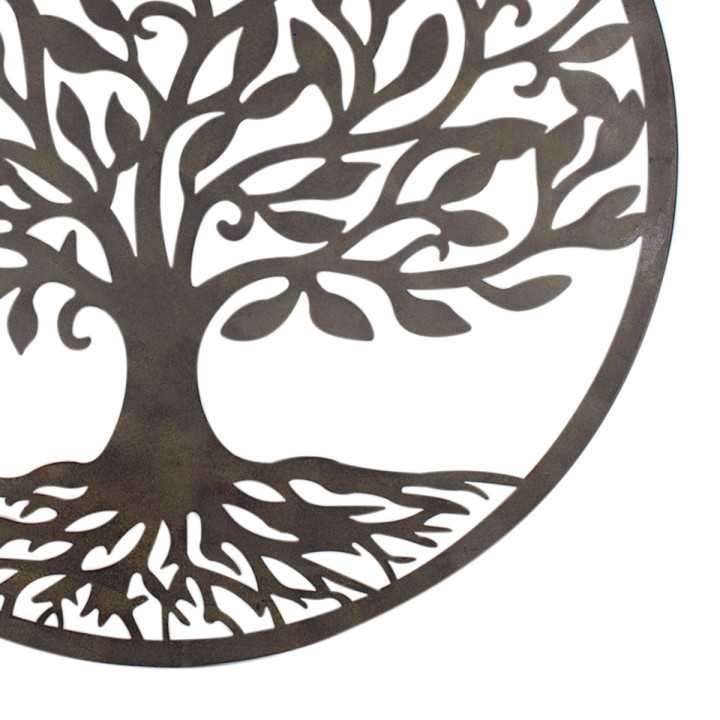 Adorno pared arbol vida 82cm.
