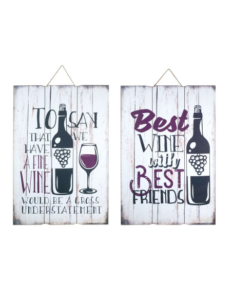 OFERTA *placa pared vino 2 dif