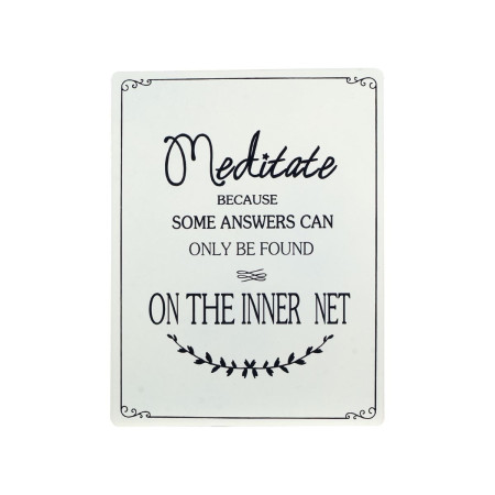 OFERTA *placa pared meditate