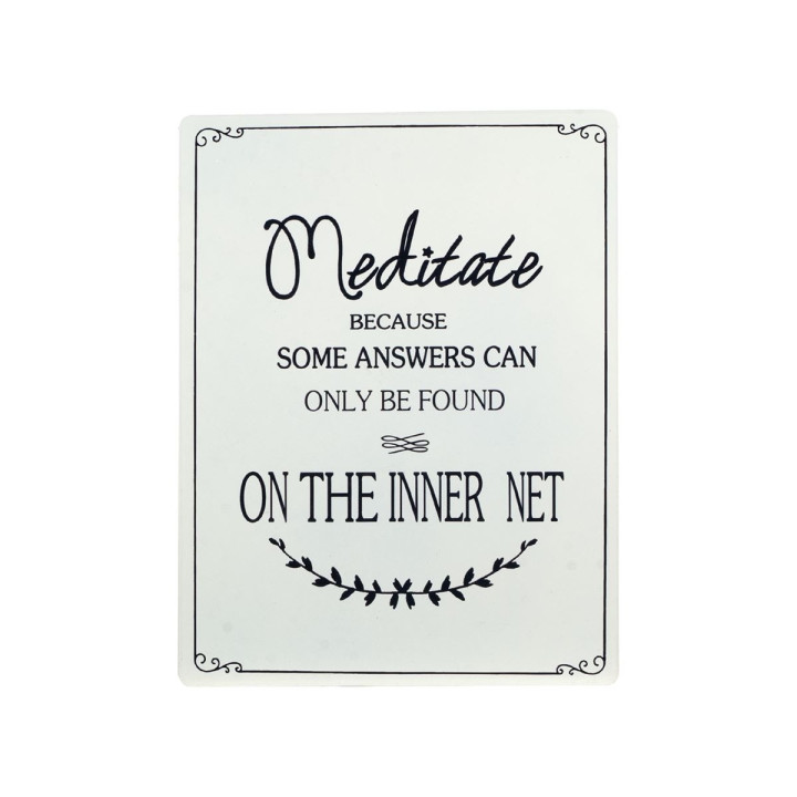 OFERTA *placa pared meditate