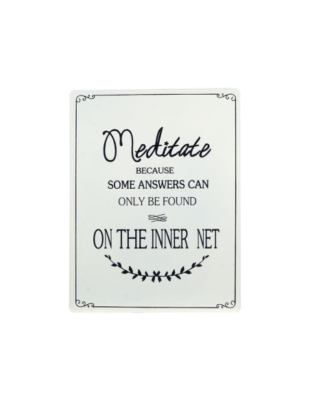 OFERTA *placa pared meditate