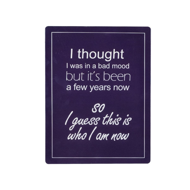 OFERTA *placa pared 25x33cm bad mood