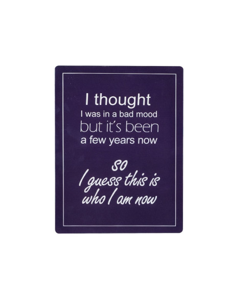 OFERTA *placa pared 25x33cm bad mood
