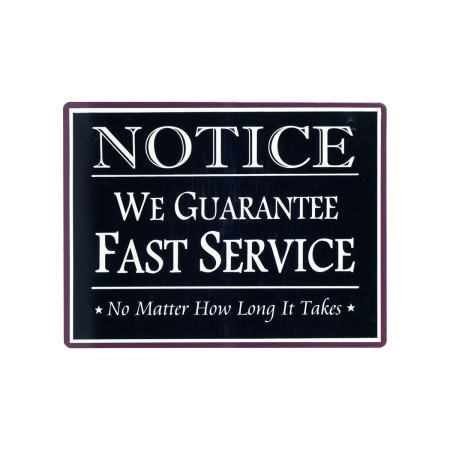 OFERTA *placa pared 25x33cm notice