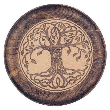 Plato arbol vida 22cm.