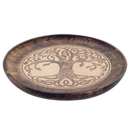Plato arbol vida 22cm. 2