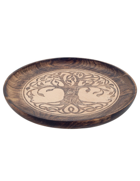 Plato arbol vida 22cm.