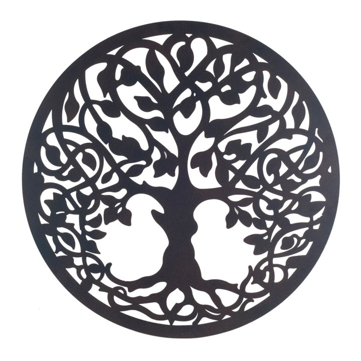 Adorno pared arbol vida 50cm.
