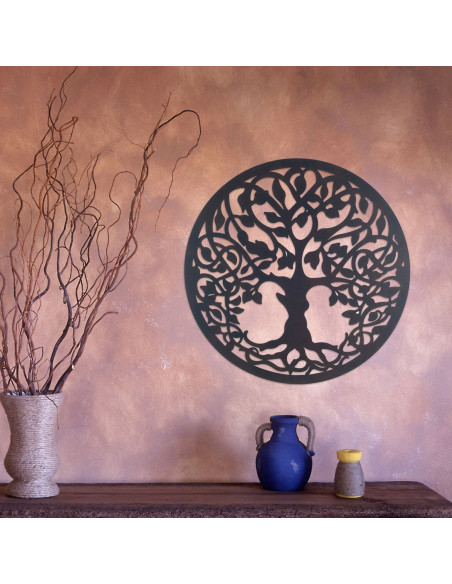 Adorno pared arbol vida 50cm.