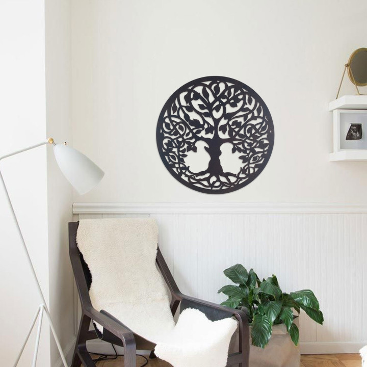 Adorno pared arbol vida 50cm.