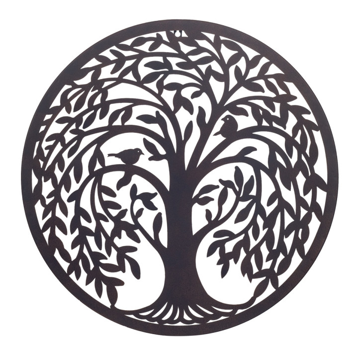 Adorno pared arbol vida 60cm.