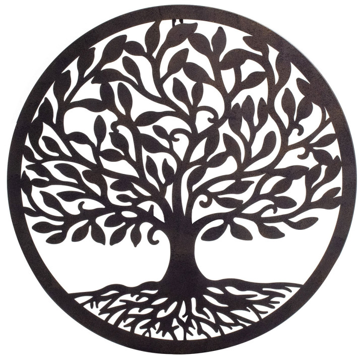 Adorno pared arbol