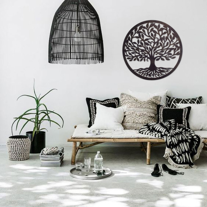 Adorno pared arbol