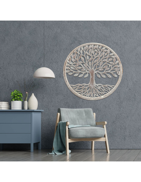 Adorno pared arbol