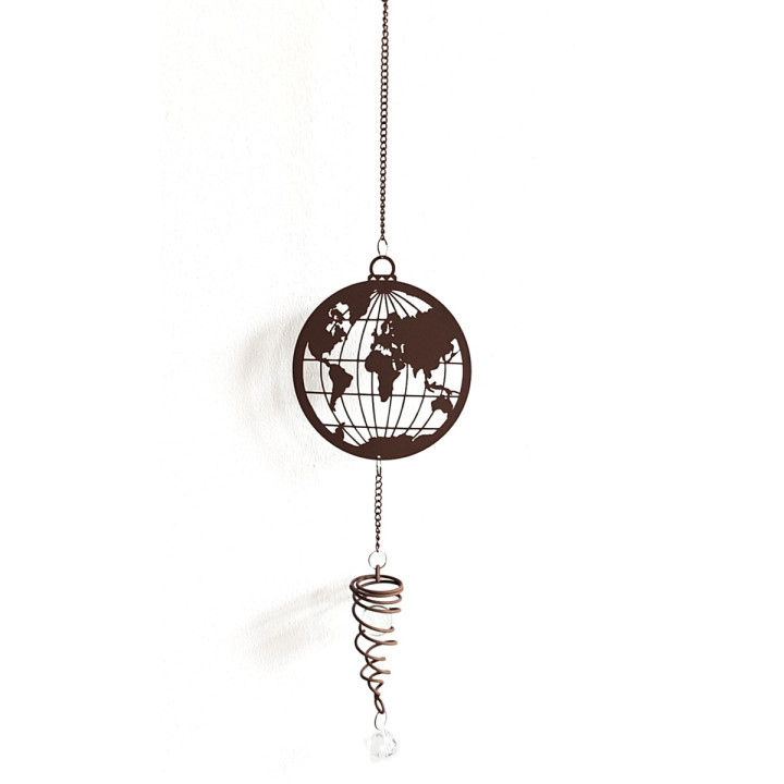 OFERTA *colgante globo mundo 13x65cm