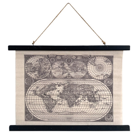 OFERTA *lienzo enrollable mapa mundo