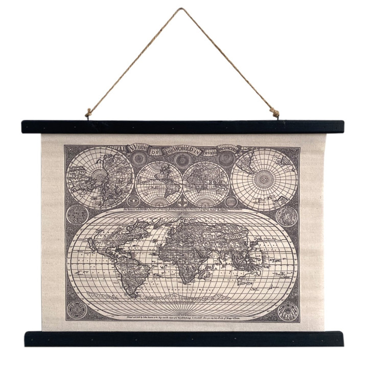 OFERTA *lienzo enrollable mapa mundo