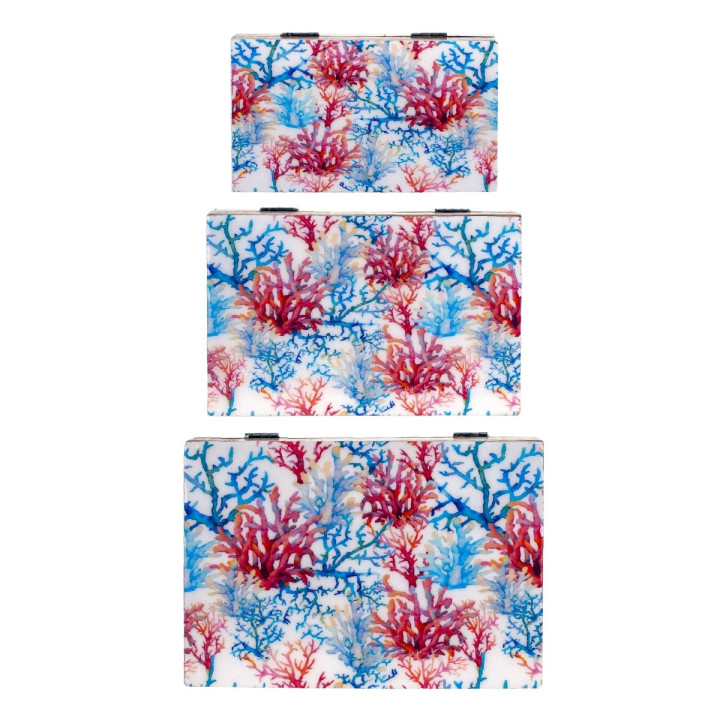 S/3 cajas coral
